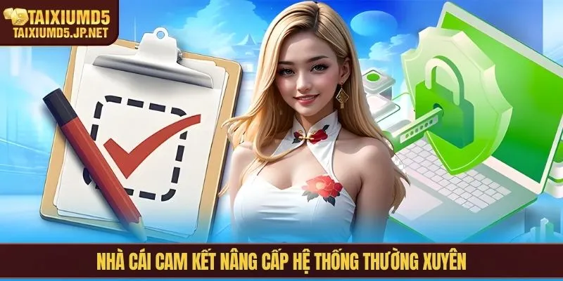 Nhà cái cam kết nâng cấp hệ thống thường xuyên